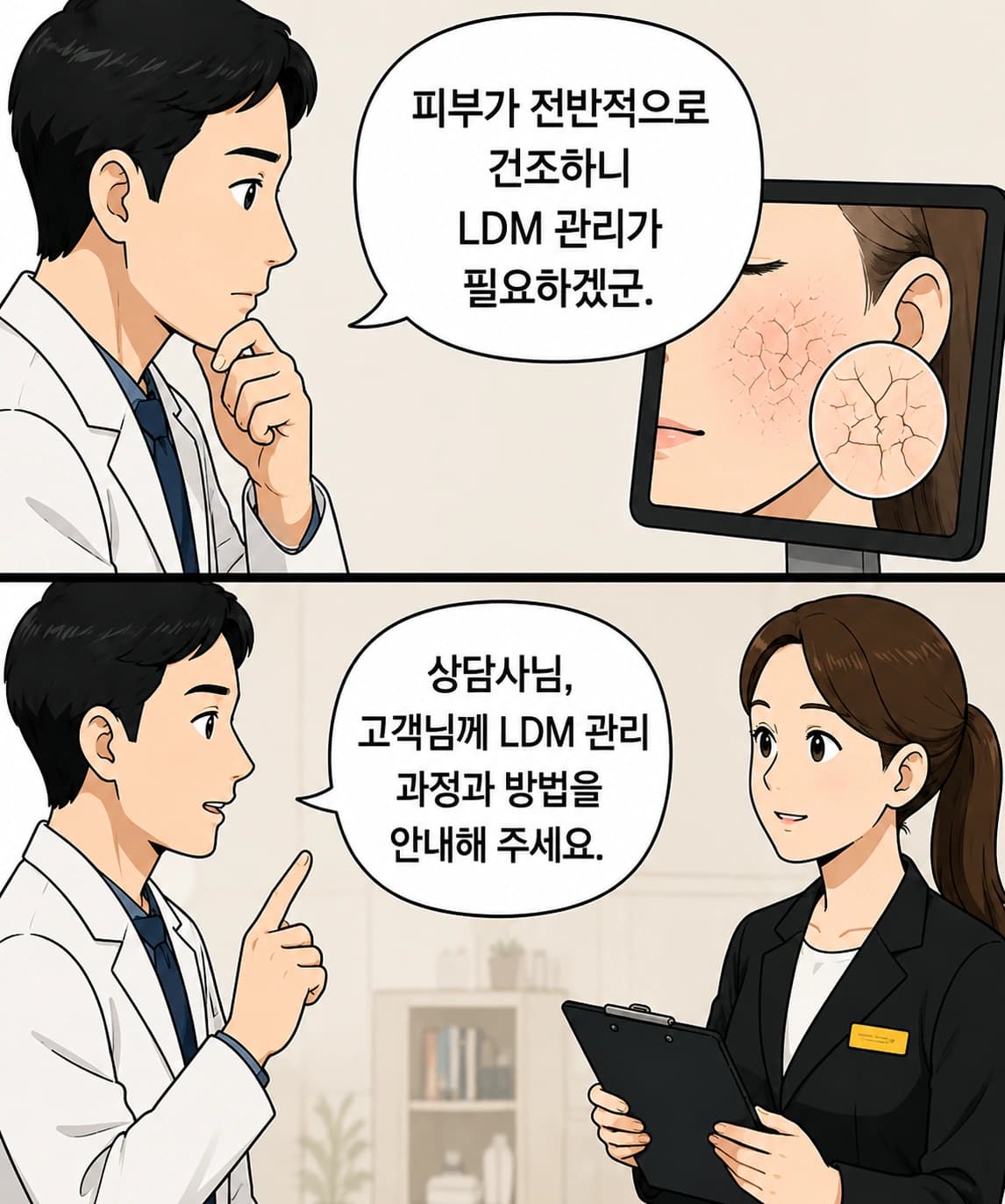 의료법 위반 혐의를 받게 된 피부과 원장 의뢰인