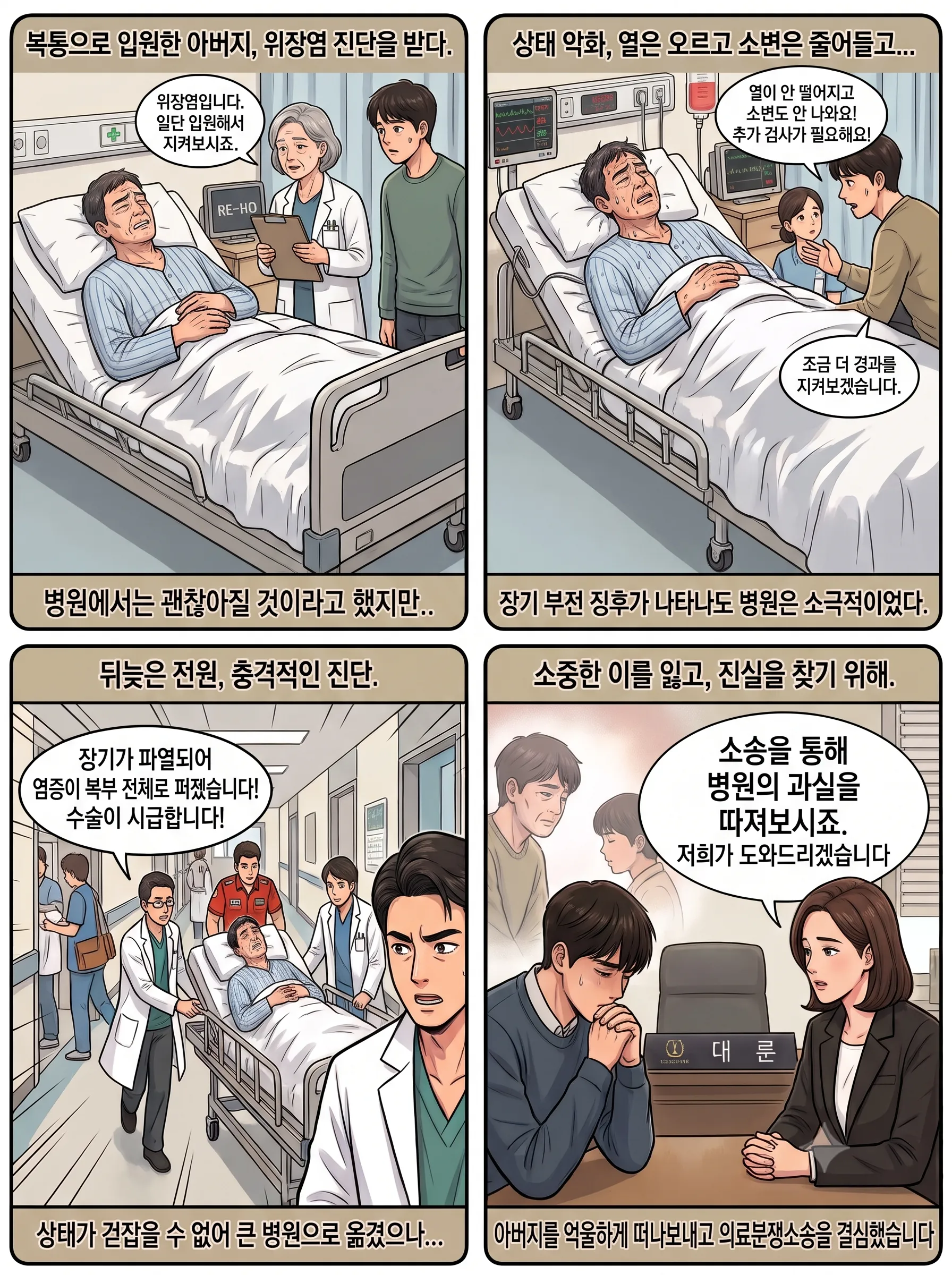 의료분쟁소송을 결심한 의뢰인의 사연