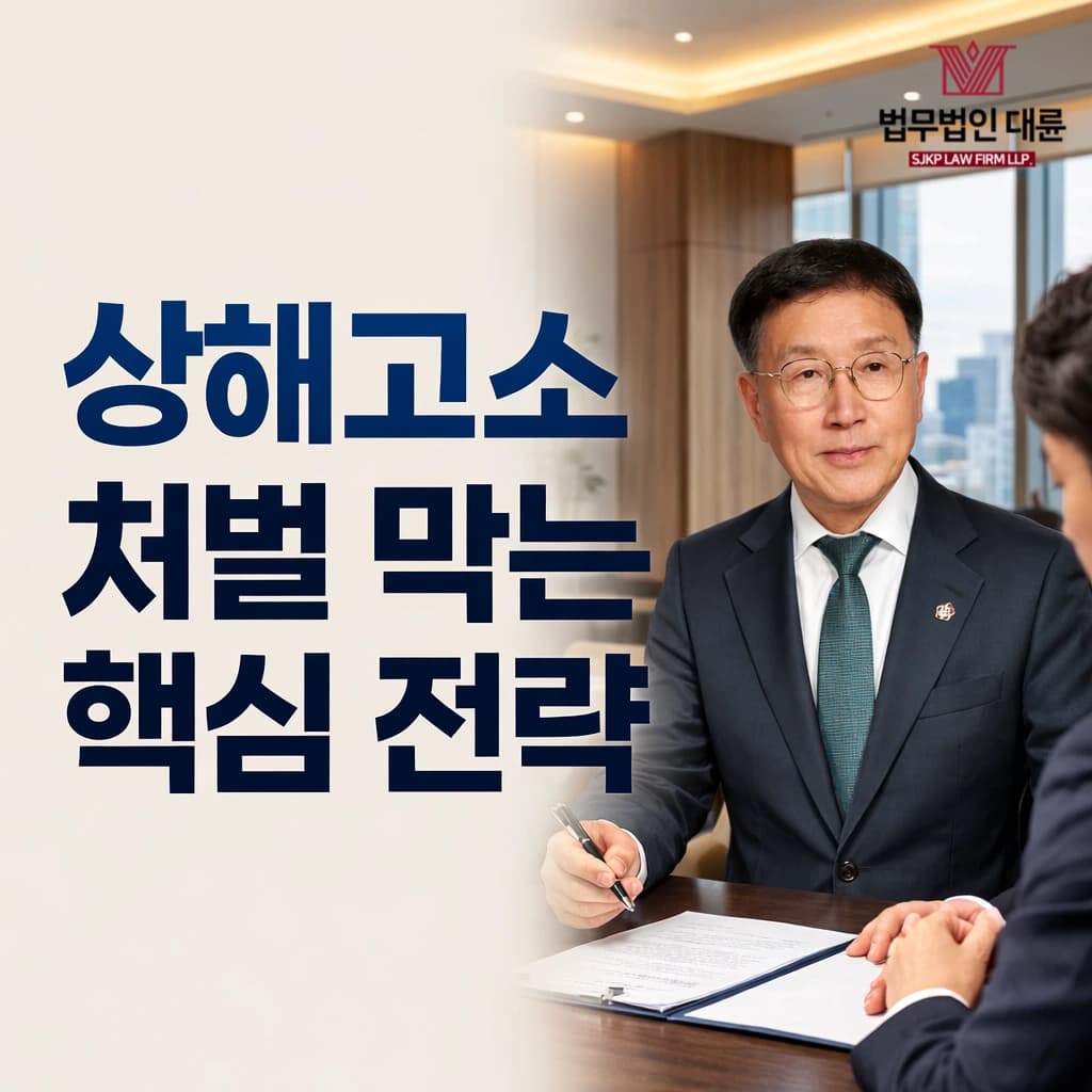 상해고소 당했다면 지금 바로 확인하기 | 상해고소 처벌 막는 핵심 전략